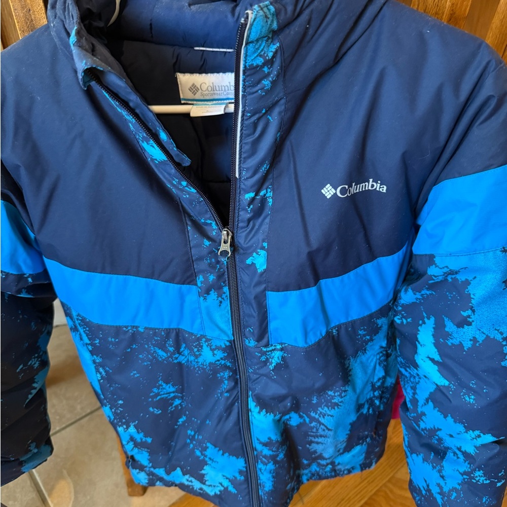 Columbia Navy and Light Blue Jacket